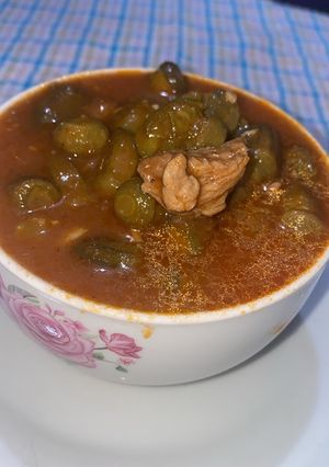 صورة لوصفة بامية