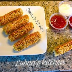 A picture of Potato noodles croquettes:.