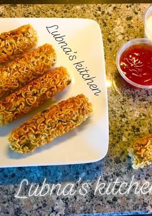 A picture of Potato noodles croquettes:.