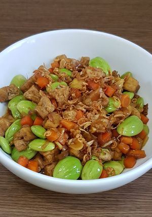 Foto resep Oseng Tahu Wortel Dan Pete