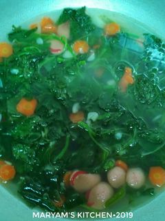 Foto resep Sup Bayam..menu anak