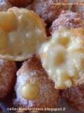 Castagnole with Vanilla Cream - Gluten-Free