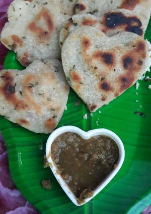A picture of Oil free veg Angakar roti.