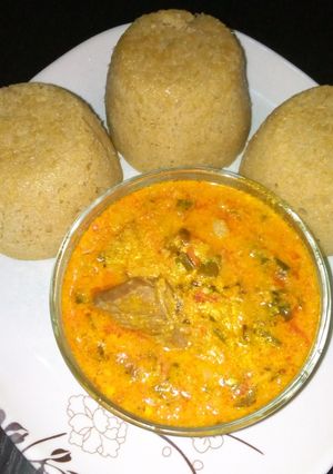A picture of Alkubus da miyan taushe.