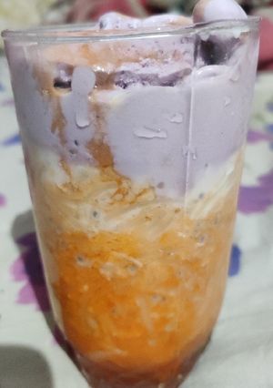 A picture of Orange Falooda.