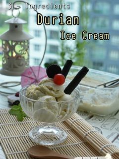 Foto resep 3-Ingredients DURIAN Ice Cream