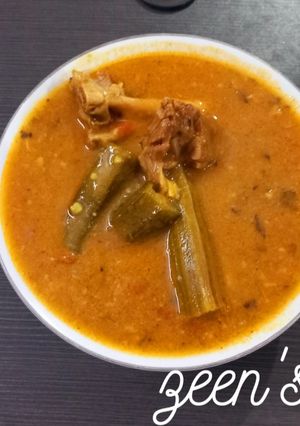 A picture of Mixed Vegetable Besan ki Kadhi.