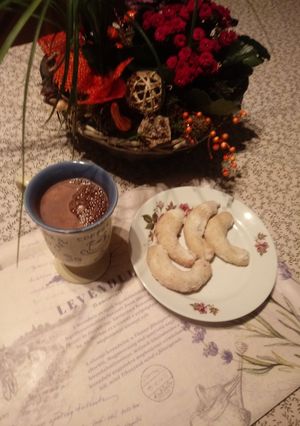 Vaníliás kifli recept fotója