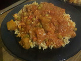 Fideos con salsa de atún