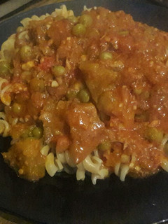 Una foto de Fideos con salsa de atún