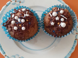 Muffins de zanahoria y harina de algarroba
