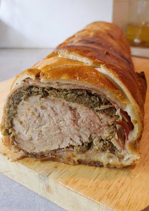 Gluténmentes Wellington sertésszűzzel recept fotója