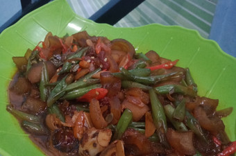 Resep Tumis kikil buncis pedas manis Ekonomis
