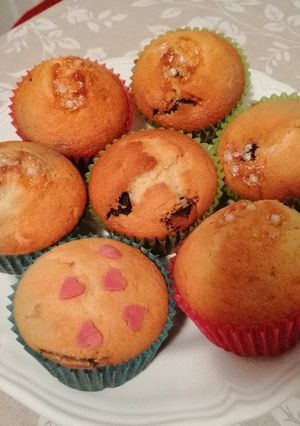 Csokidarabos muffin recept fotója