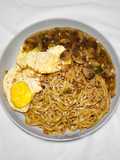 Spaghetti Gepeng Saus Jamur