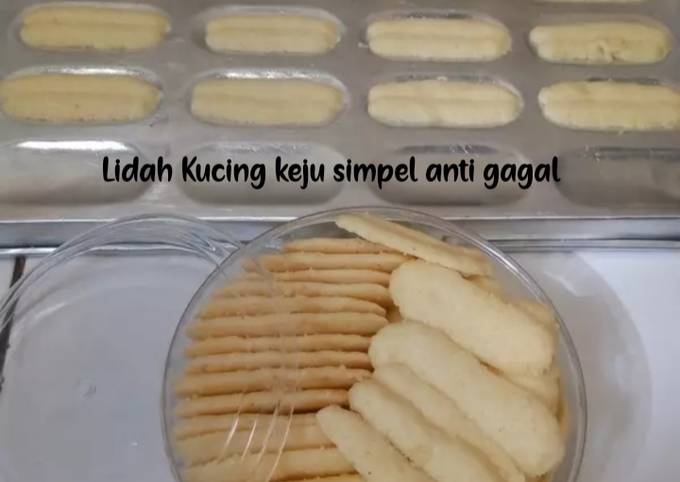 Mudah Banget Memasak Resep Lidah kucing keju renyah – simpel dan anti gagal