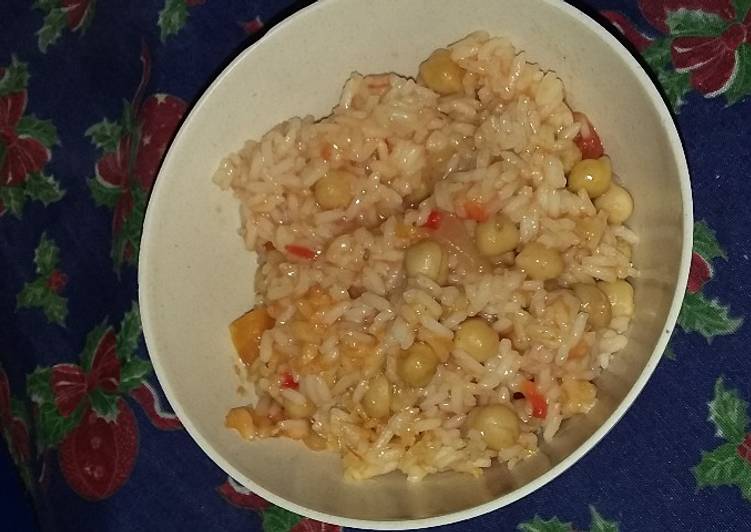 Garbanzos con arroz