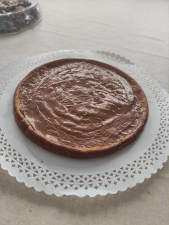 Una foto de Tarta bizcocho para alérgicos a la proteína de la leche de vaca