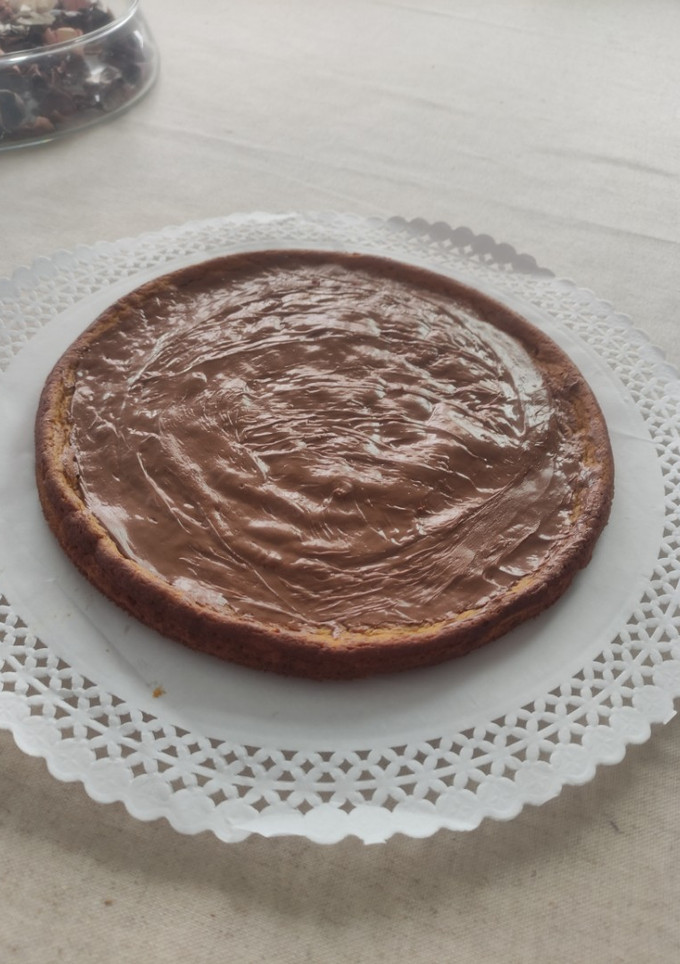 Una foto de Tarta bizcocho para alérgicos a la proteína de la leche de vaca