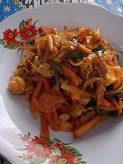 Foto resep Udang Wortel Asam Manis Sederhana