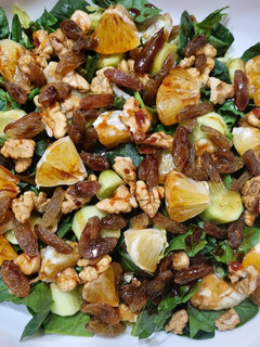 عکسی از دستور سالاد اسفناج و کاهو