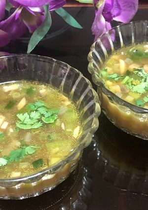 A picture of Veg Clear Soup.