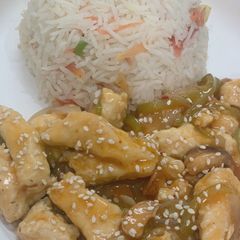 A picture of Dragon chicken.