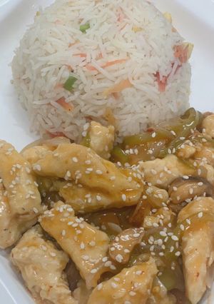 A picture of Dragon chicken.