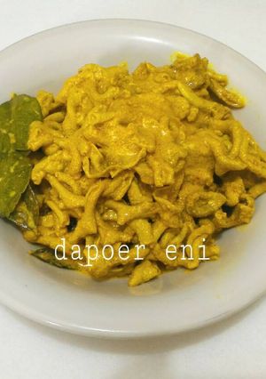 Foto resep Usus Ayam Bumbu Kuning Santan