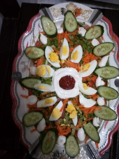 A picture of My designed salad.