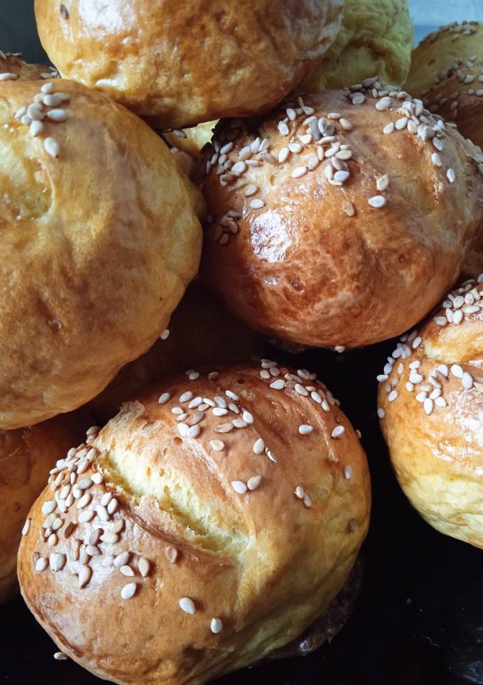 Пишні варені булочки 🥐