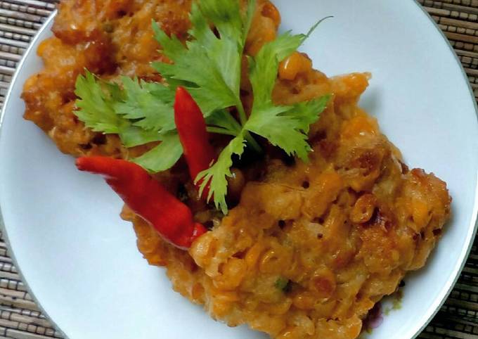 Anti Ribet, Bikin bakwan jagung gurih empuk cocok untuk balita Menu Enak