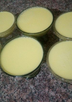 Une photo de Flan vanille