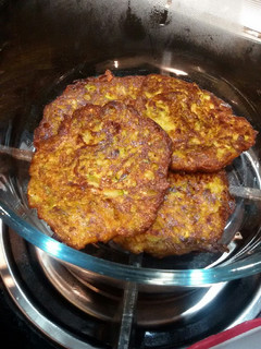 عکسی از دستور کتلت کدو سبز
