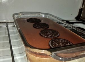 Foto resep Cheese cream oreo chocolate pudding