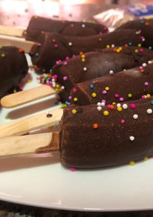 Una foto de Chocobanano o guineo empastado