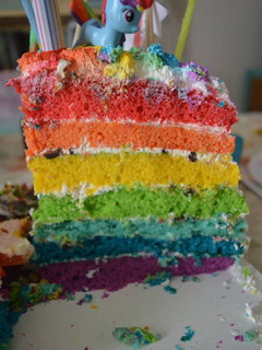 Una foto de Torta Arco Iris