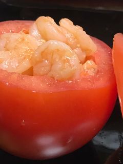 🍅番茄盅(番茄蝦仁) 的食譜成品照片
