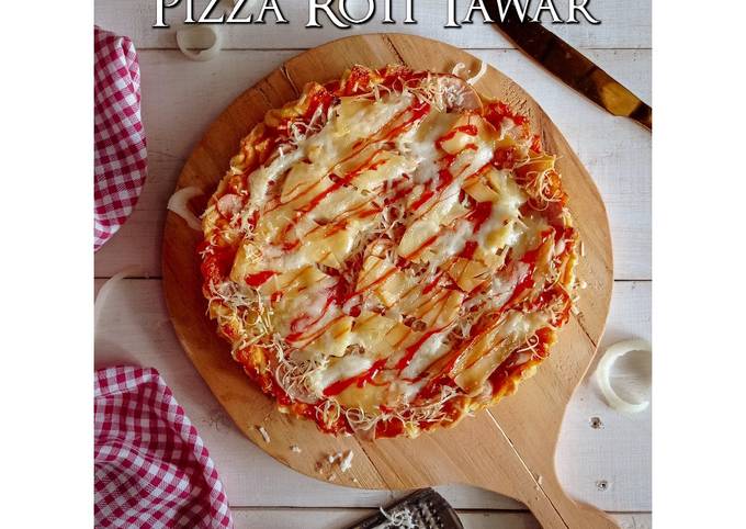 Pizza Roti Tawar (bisa pakai oven/teflon)