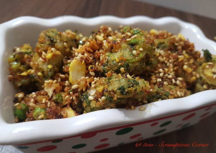 Healthy Spring Onion Muthias With Oats & Jowar