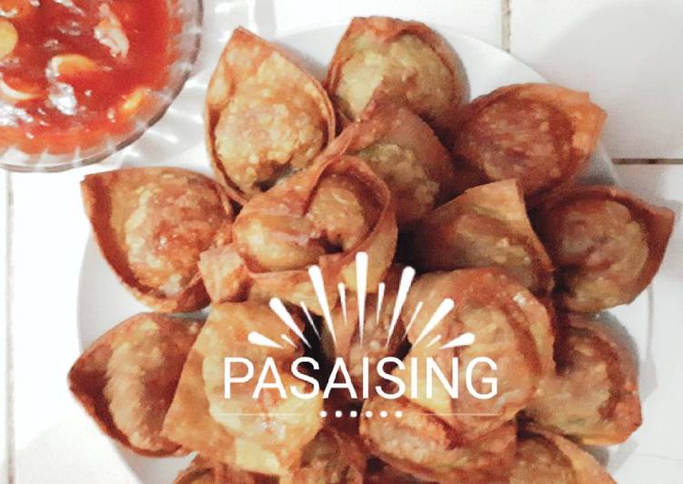 PASAISING (Pangsit Sayur Isi Daging)