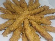Una foto di corn flakes salato