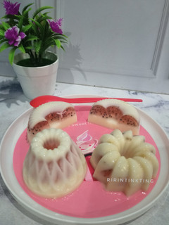 Foto resep Puding Lapis Jelly Susu