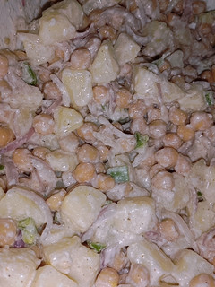 A picture of Simple chana chat.