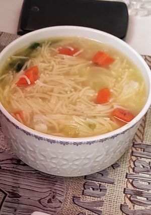 Una foto de Caldo digestivo suave