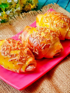 Foto resep Sausage bread (Roti isi sosis)