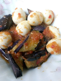 Foto resep Balado terong Telur puyuh