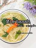 Mie basah kuah simple