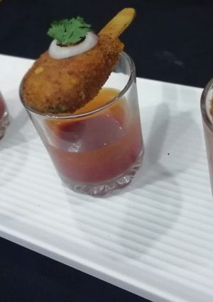 A picture of Sweet potato lolipop.