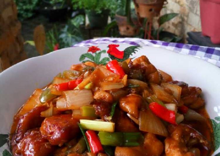 Langkah Mudah untuk Menyiapkan Chicken Kung Pao, Lezat